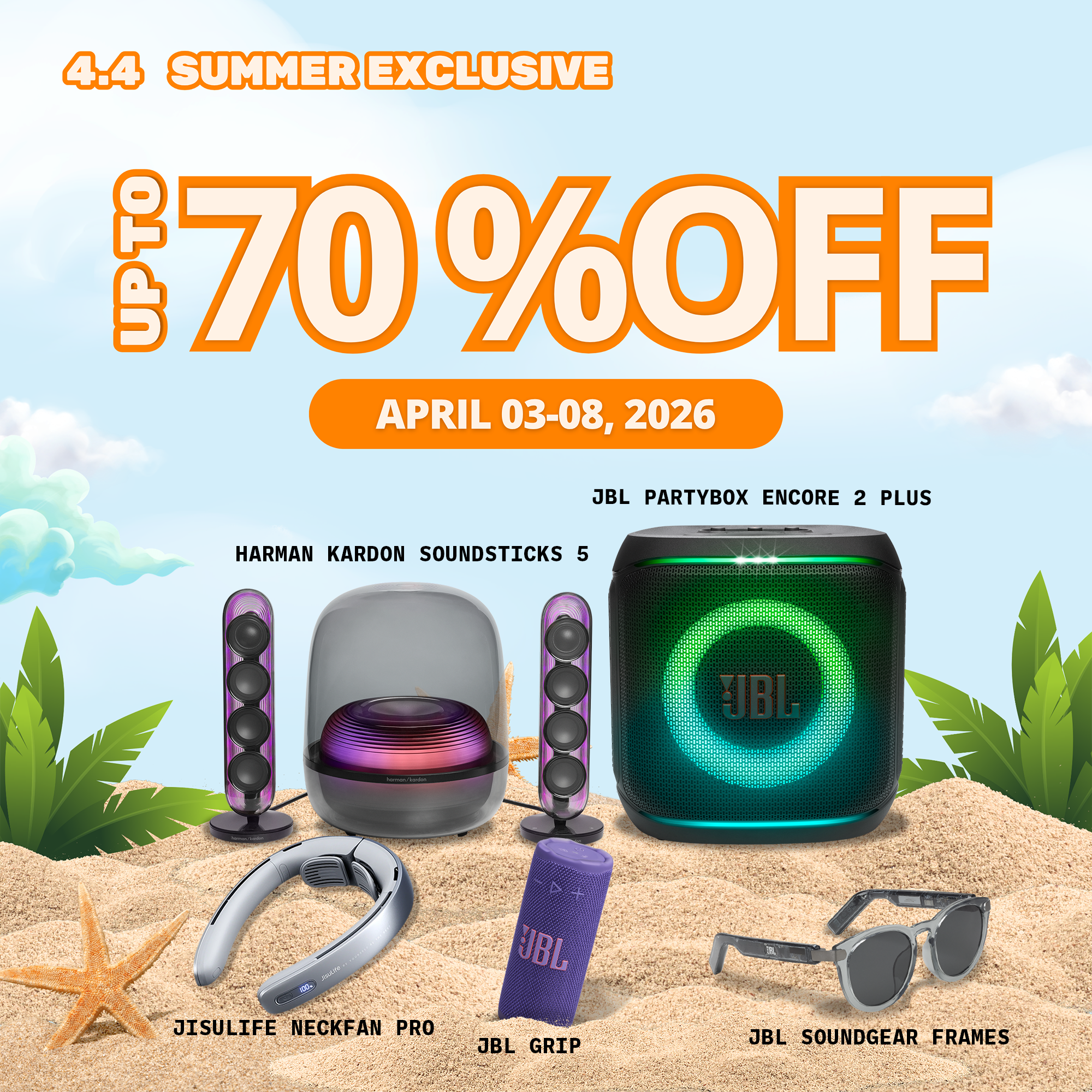 Beat the Heat with 4.4 Exclusive Steals ☀️🌊