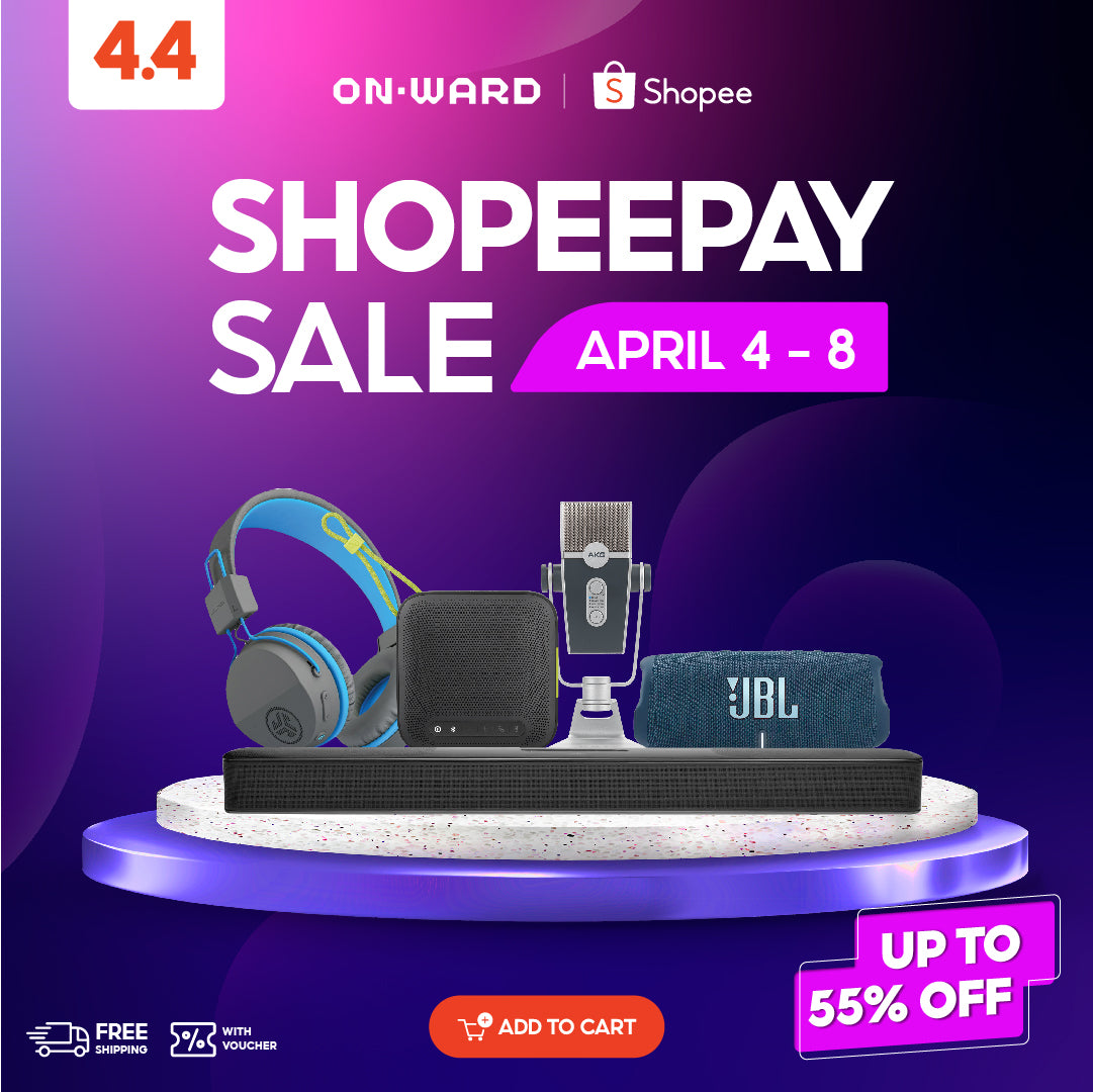 SALE ALERT! GET UP TO 55% OFF AT SHOPEEPAY 4.4 SALE!