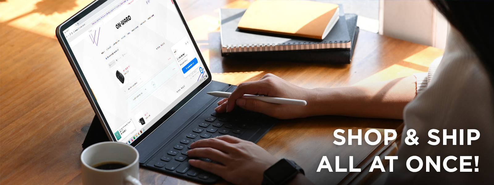 Shop & ship all at once with multi-ship option