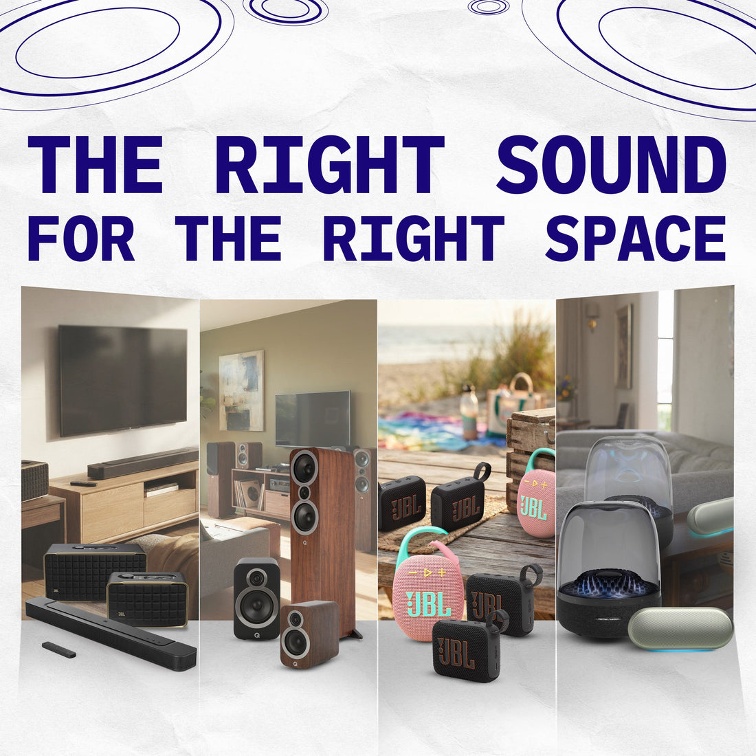 THE RIGHT SOUND FOR THE RIGHT SPACE
