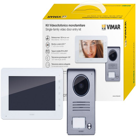 Vimar One-family kit 7in video plug-in supply