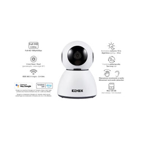 VIMAR ELVOX CCTV: PT Wi-Fi Full-HD cam - 1080p 4mm