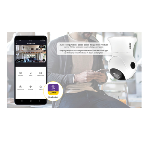 VIMAR ELVOX CCTV: Outdoor PT Wi-Fi cam Full-HD - 3,6mm