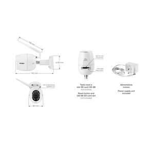VIMAR ELVOX CCTV: Bullet Wi-Fi cam - Full-HD 1080p 4mm