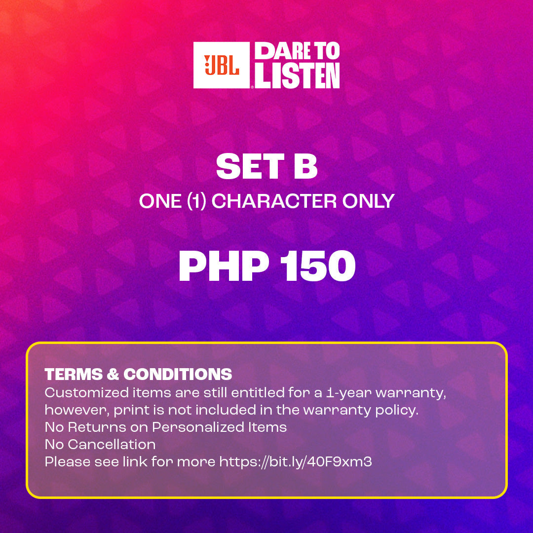 JBL Customization SET B (Character Only)