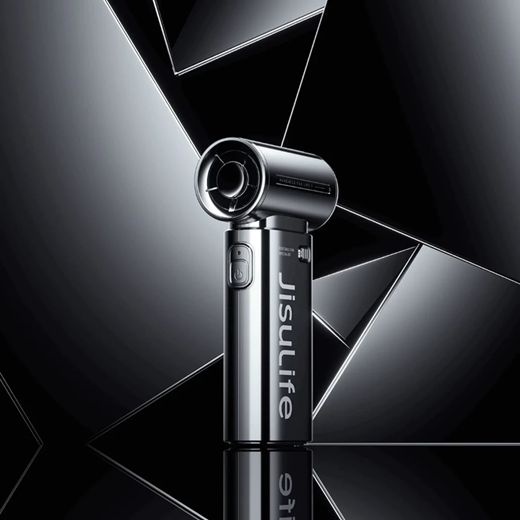 JisuLife Handheld Fan Life 9 - Chrome Edition