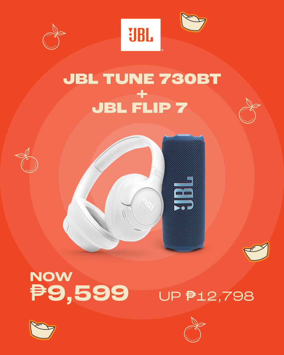 JBL FLIP 7 + JBL TUNE 730BT