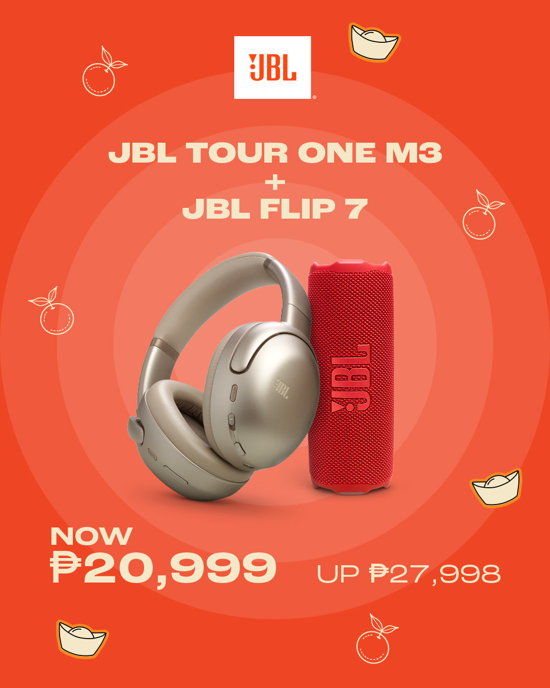 JBL TOUR ONE M3 + JBL FLIP 7