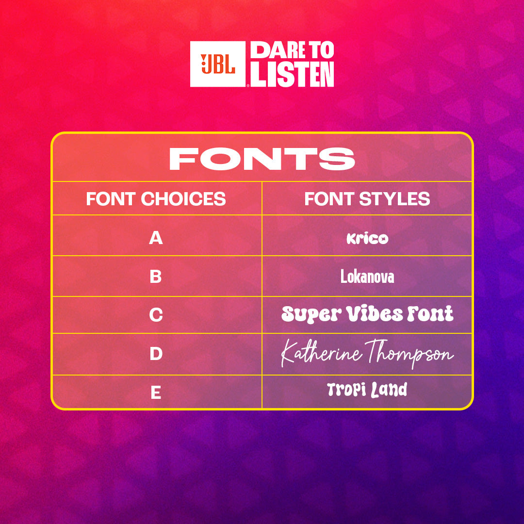 JBL Customization SET B (Character Only)