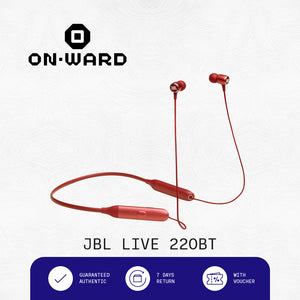 JBL LIVE 220BT Wireless in-ear neckband headphones - Red