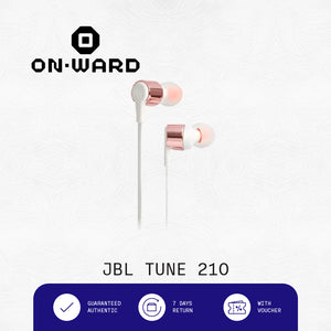 JBL Tune 210 In Ear Headphones color silver